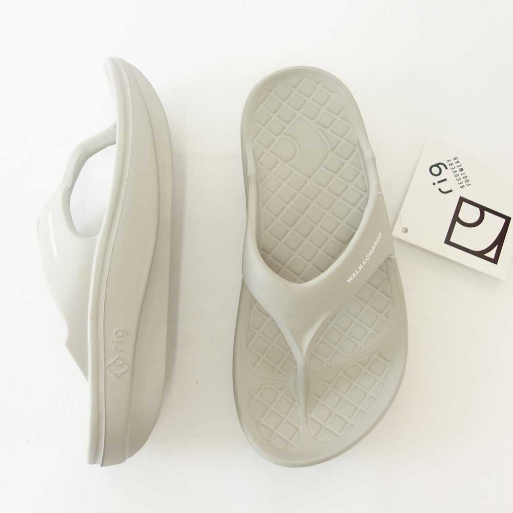 rig リグ Flip Flop 2.0(ユニセックス) 0012 カラー:グレー スポーツ サンダル 疲労回復 腰痛対策 リラックス効果 ストレス軽減「靴」