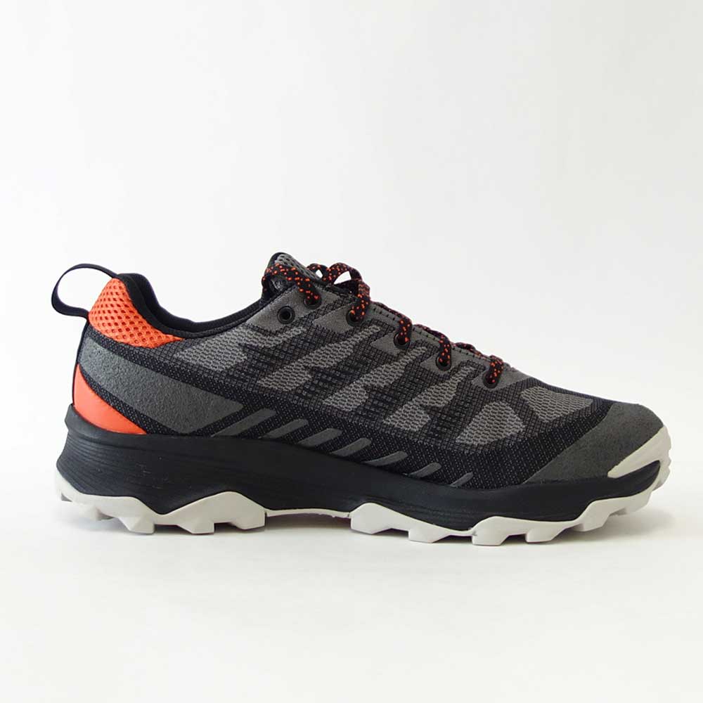 メレル MERRELL (メンズ)スピード エコ ウォータープルーフ 036999 チャコール/タンジェリン 防水メンブレン内蔵 アウトドアシューズ ウォーキング 通気性メッシュ「靴」