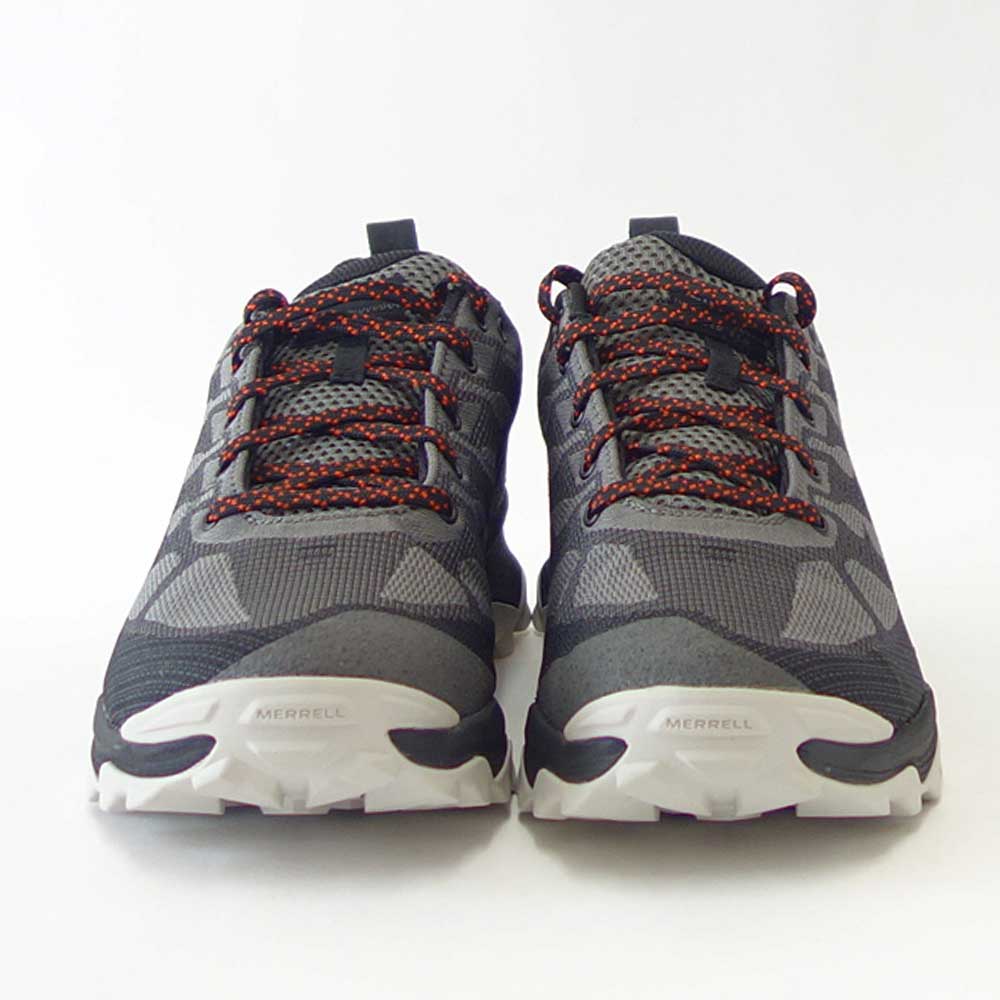 メレル MERRELL (メンズ)スピード エコ ウォータープルーフ 036999 チャコール/タンジェリン 防水メンブレン内蔵 アウトドアシューズ ウォーキング 通気性メッシュ「靴」