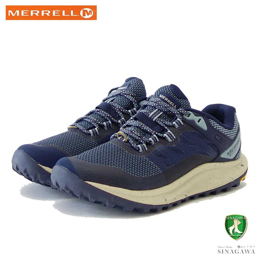 MERRELL メレル アントラ 3 ゴアテックス ANTORA 3 GORE-TEX(レディース) 037342  SEA(シー) 完全防水 ウォーキングシューズ ローカット トレイルランニング ハイキングモデル「靴」