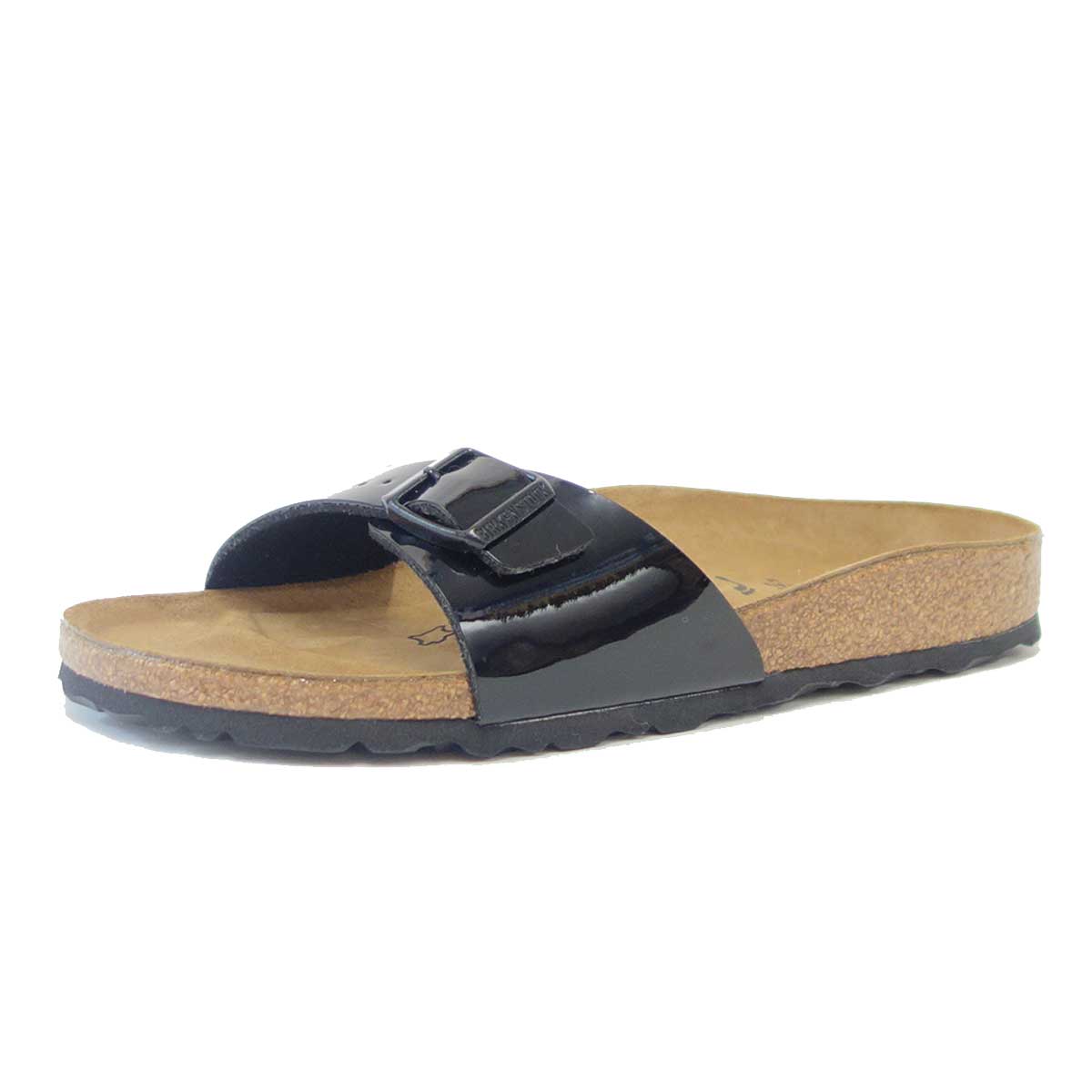 BIRKENSTOCK ビルケンシュトック MADRID(マドリッド) GC 040303 ブラックパテント(レディース)「正規輸入品」 ドイツ生まれの快適サンダル 「靴」