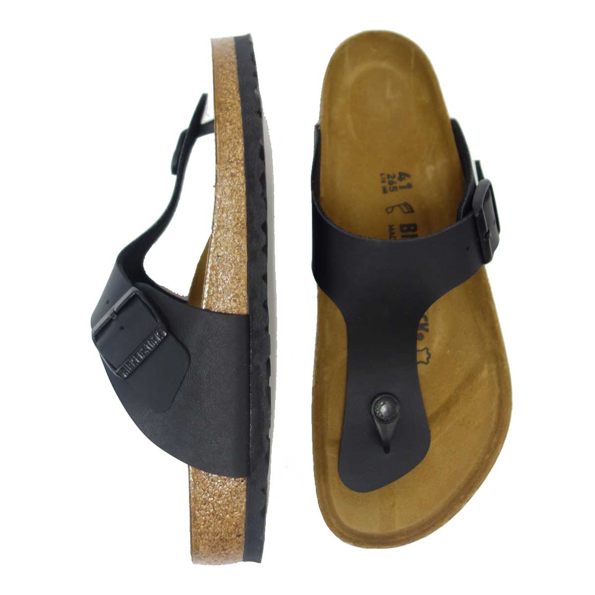 BIRKENSTOCK ビルケンシュトック RAMSES(ラムゼス)ブラック 044791 (レギュラーフィット 幅広) ドイツ生まれの快適サンダル 「正規品」 「靴」