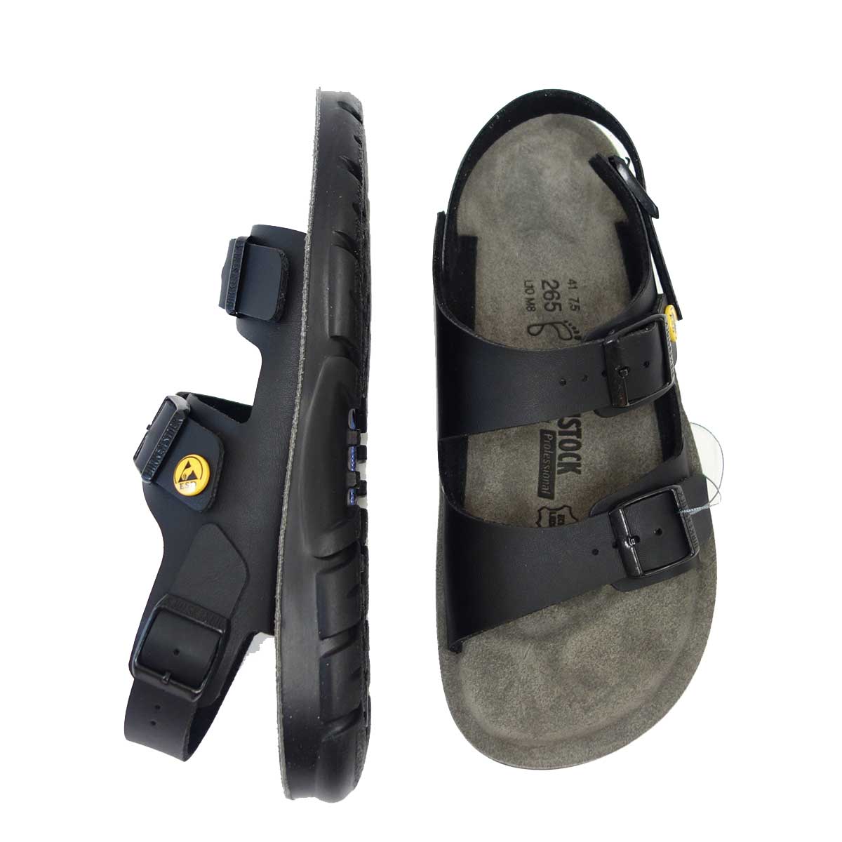 ビルケンシュトック BIRKENSTOCK プロフェッショナル KANO ESD(カノ)帯電消散機能付き 0500580 ブラック(メンズ サンダル) 「靴 」