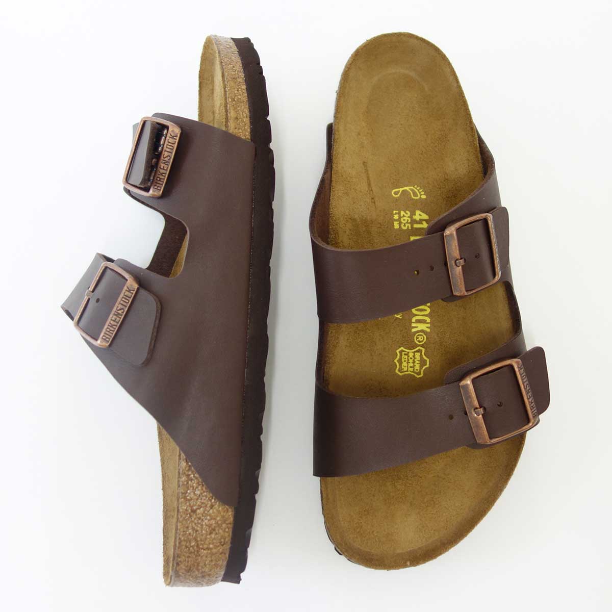 BIRKENSTOCK(ビルケンシュトック) Arizona(アリゾナ)ダークブラウン 51701(レギュラーフィット 幅広) ドイツ生まれの快適サンダル 「靴」