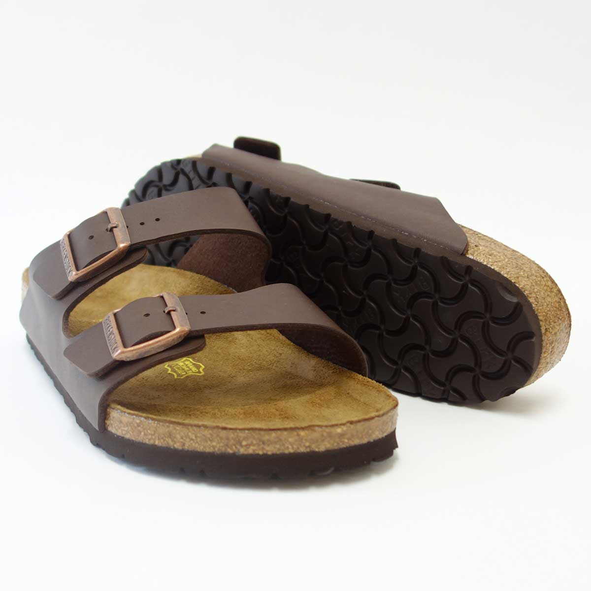 BIRKENSTOCK ビルケンシュトック ARIZONA(アリゾナ)ダークブラウン 051703 (ナローフィット 幅狭) ドイツ生まれの快適サンダル 「正規品」 「靴」
