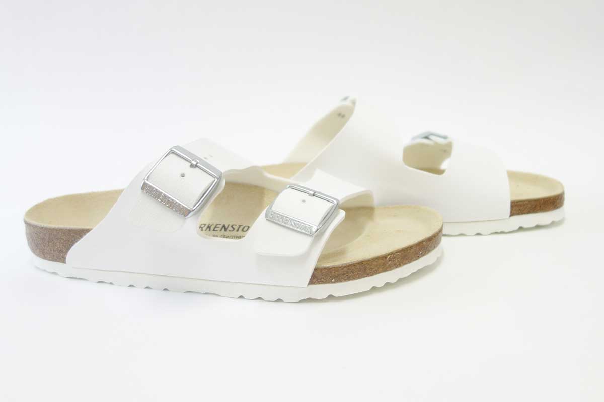 BIRKENSTOCK ビルケンシュトック ARIZONA(アリゾナ)ユニセックス  051733 ホワイト(ナローフィット 幅狭) ドイツ生まれの快適サンダル 「正規品」 「靴」