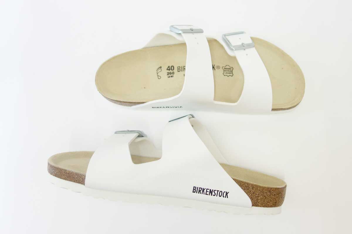 BIRKENSTOCK ビルケンシュトック ARIZONA(アリゾナ)ユニセックス  051733 ホワイト(ナローフィット 幅狭) ドイツ生まれの快適サンダル 「正規品」 「靴」