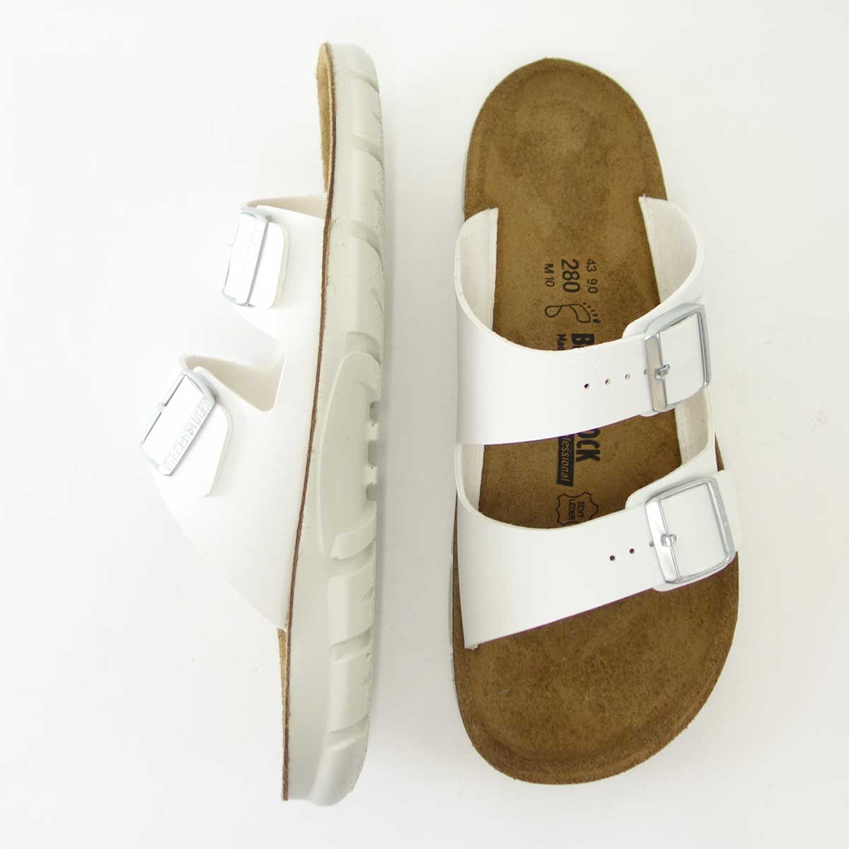 正規品 ビルケンシュトックBIRKENSTOCK プロフェッショナル Bilbao ビルバオ 520781 ホワイト(メンズ)衝撃吸収ヒールパッド 「靴」サンダル ALPRO アルプロ