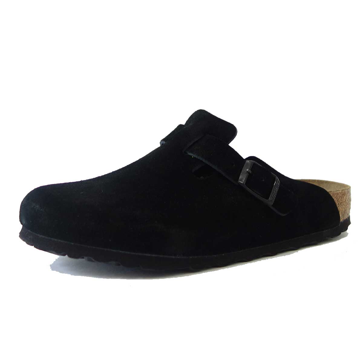ビルケンシュトック BIRKENSTOCK Boston(ボストン)レディースサンダル 幅狭(ナローフィット) GC 060493(スエードレザー/ブラック) ドイツ生まれの快適クロッグ(正規輸入品) 「靴」