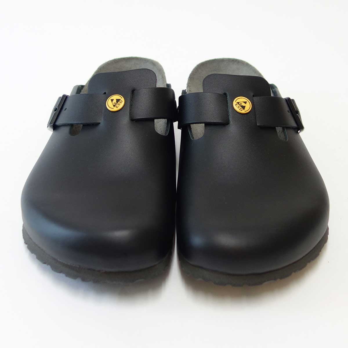 ビルケンシュトック BIRKENSTOCK プロフェッショナル Boston(ボストン) ESD 帯電消散機能付き 061360 ブラック(メンズ)ナチュラルな天然皮革アッパー (メンズ サンダル)「靴」