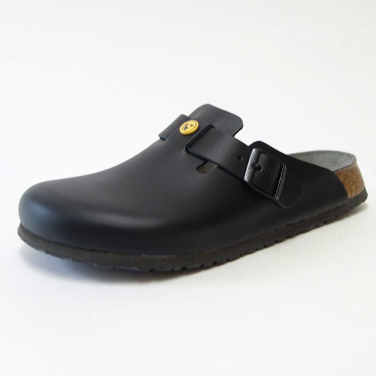 ビルケンシュトック BIRKENSTOCK プロフェッショナル Boston(ボストン) ESD 帯電消散機能付き 061360 ブラック(メンズ)ナチュラルな天然皮革アッパー (メンズ サンダル)「靴」
