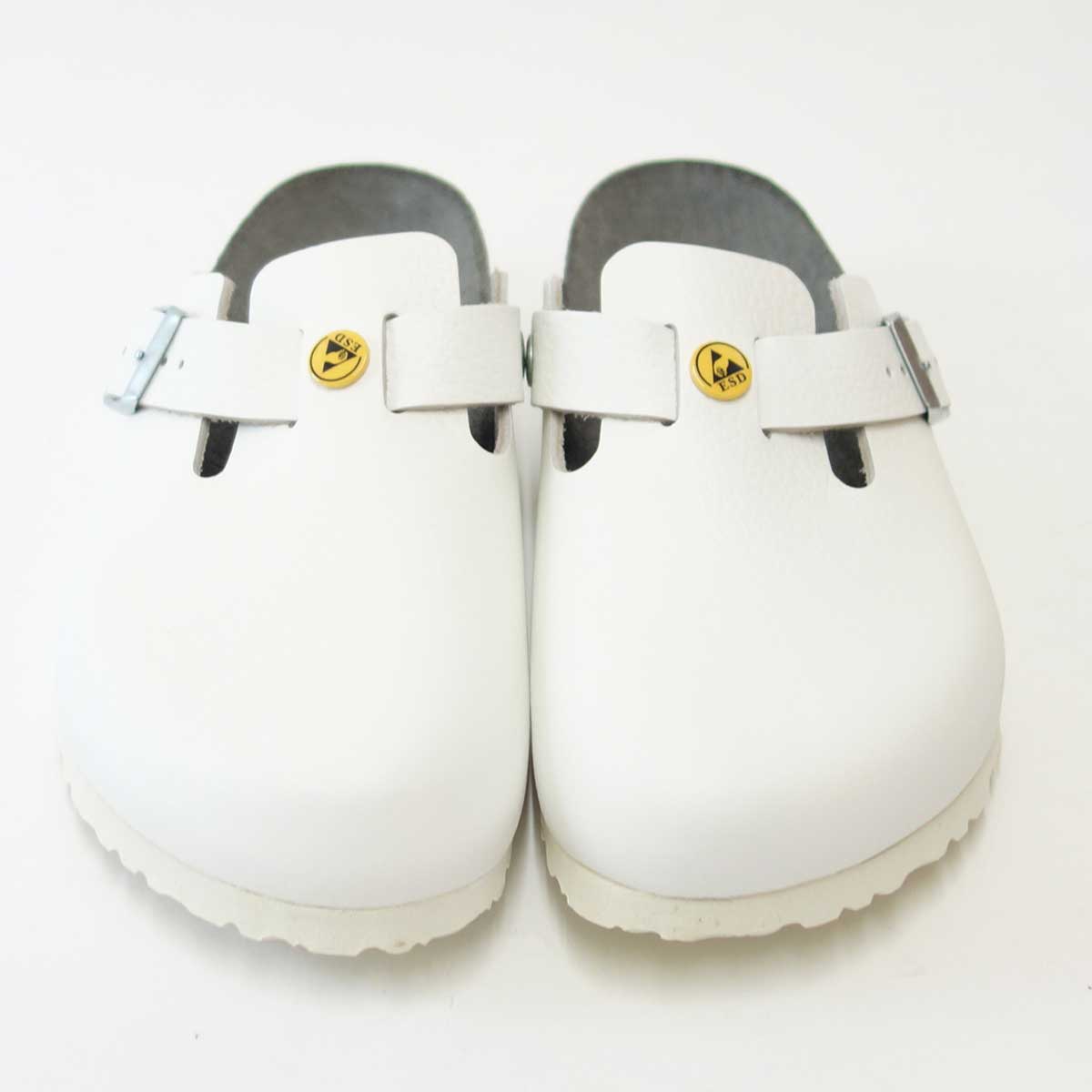 BIRKENSTOCK ビルケンシュトック プロフェッショナル  Boston(ボストン) ESD 帯電消散機能付き  061378 ホワイト(レディース) ナチュラルな天然皮革アッパー 「靴」サンダル ALPRO アルプロ 医療機関用