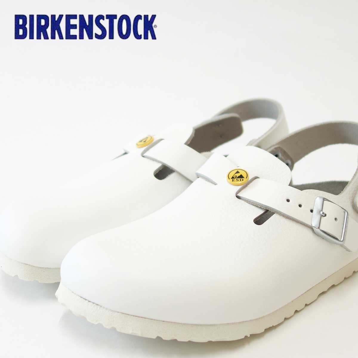 BIRKENSTOCK ビルケンシュトック プロフェッショナル Tokio(トキオ) ESD 帯電消散機能付き 061418 ホワイト(レディース) ナチュラルな天然皮革アッパー 「靴」サンダル ALPRO アルプロ 医療機関用