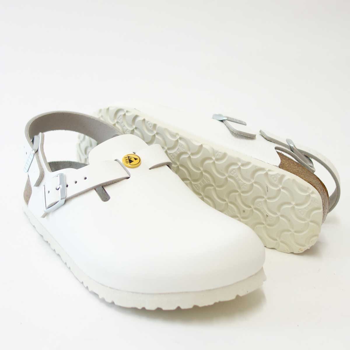 BIRKENSTOCK ビルケンシュトック プロフェッショナル Tokio(トキオ) ESD 帯電消散機能付き 061418 ホワイト(レディース) ナチュラルな天然皮革アッパー 「靴」サンダル ALPRO アルプロ 医療機関用