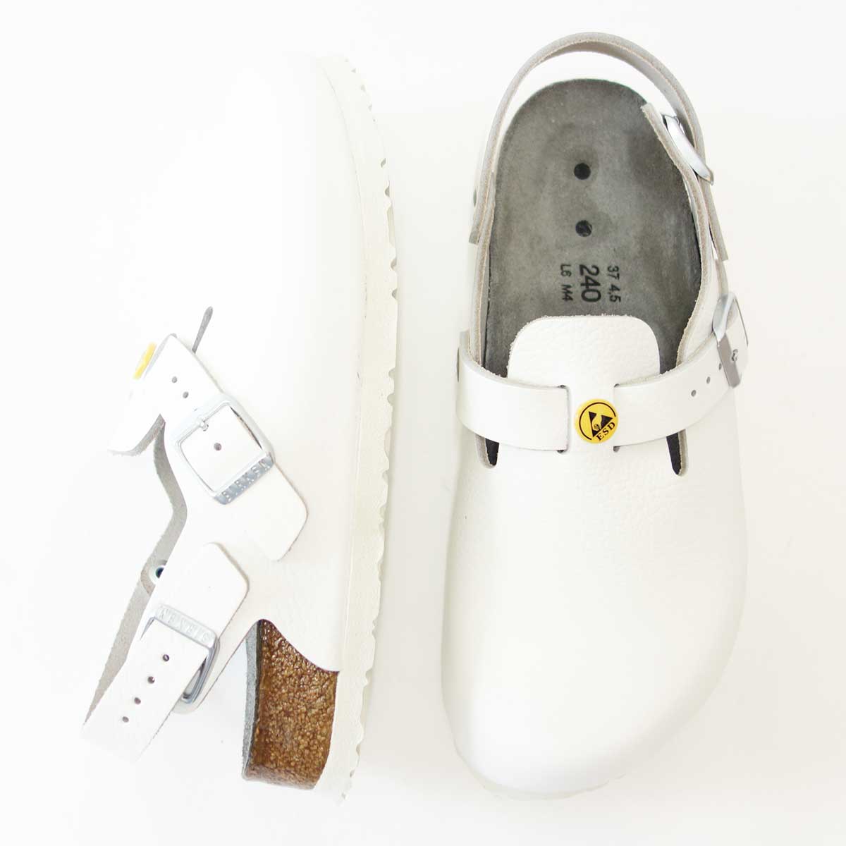 BIRKENSTOCK ビルケンシュトック プロフェッショナル Tokio(トキオ) ESD 帯電消散機能付き 061418 ホワイト(レディース) ナチュラルな天然皮革アッパー 「靴」サンダル ALPRO アルプロ 医療機関用
