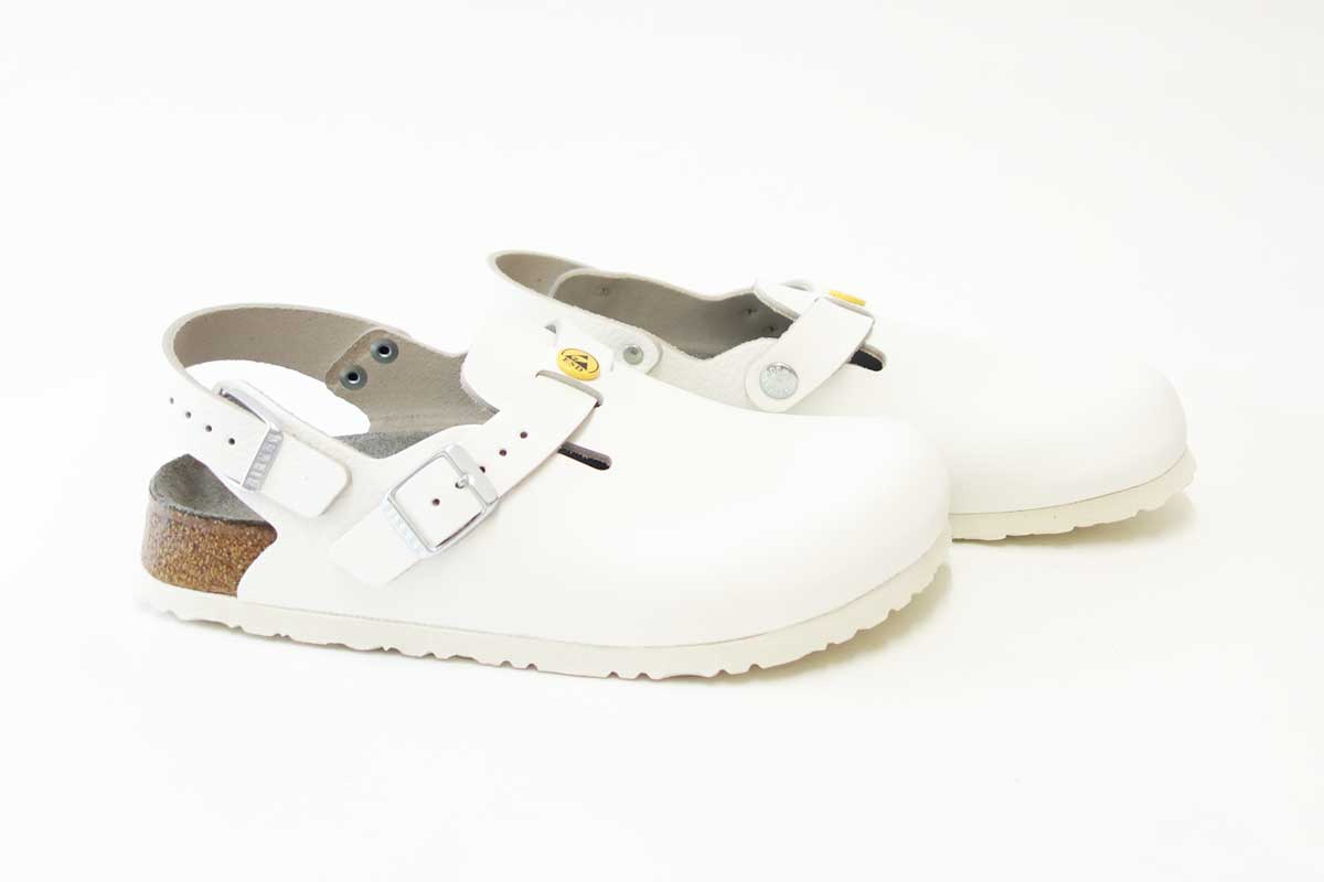 BIRKENSTOCK ビルケンシュトック プロフェッショナル Tokio(トキオ) ESD 帯電消散機能付き 061410 ホワイト(メンズ) ナチュラルな天然皮革アッパー 「靴」
