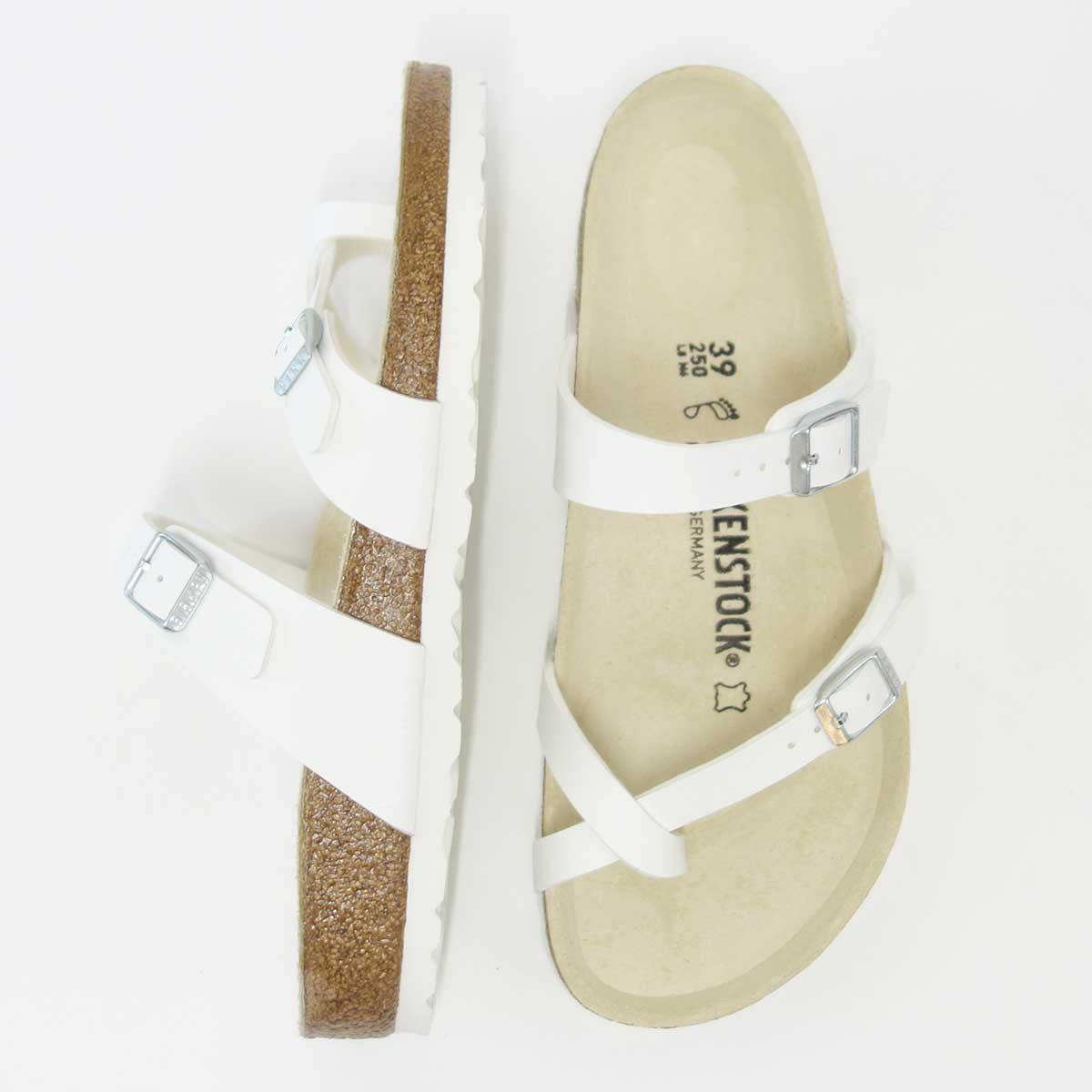 BIRKENSTOCKビルケンシュトックMAYARI(マヤリ)ホワイトGC071051(レギュラーフィット幅広)ドイツ生まれの快適サンダル「正規品」「靴」