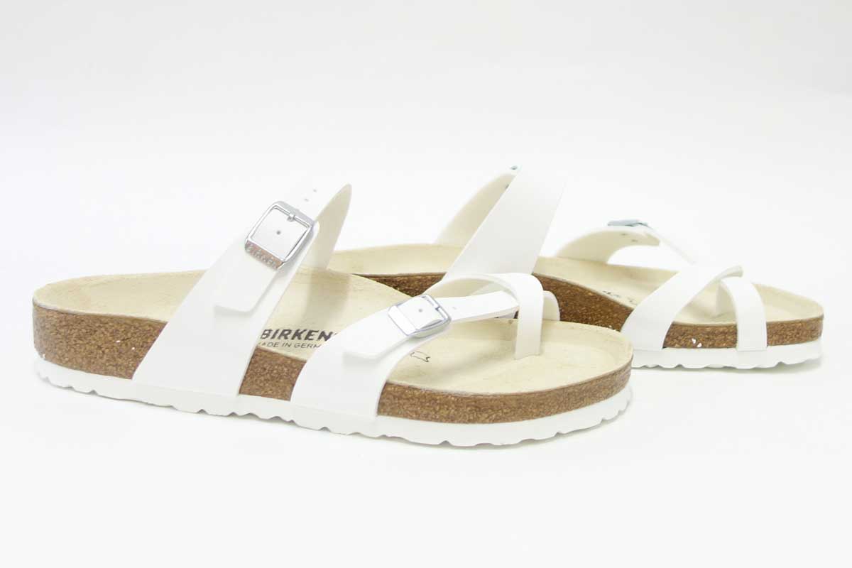 BIRKENSTOCKビルケンシュトックMAYARI(マヤリ)ホワイトGC071051(レギュラーフィット幅広)ドイツ生まれの快適サンダル「正規品」「靴」