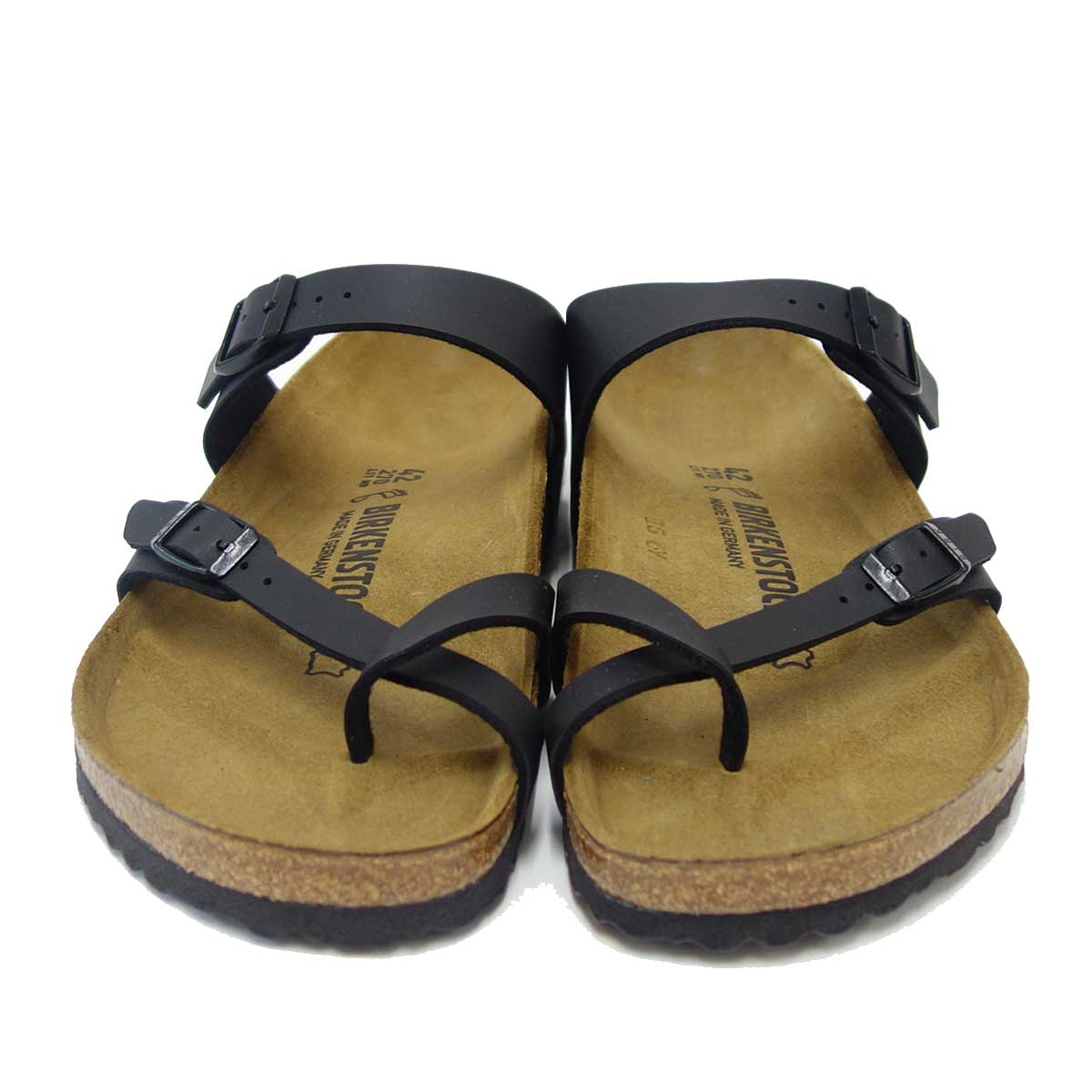 BIRKENSTOCK ビルケンシュトック MAYARI(マヤリ)ブラック 071791 (レギュラーフィット 幅広) ドイツ生まれの快適サンダル 「正規品」 「靴」