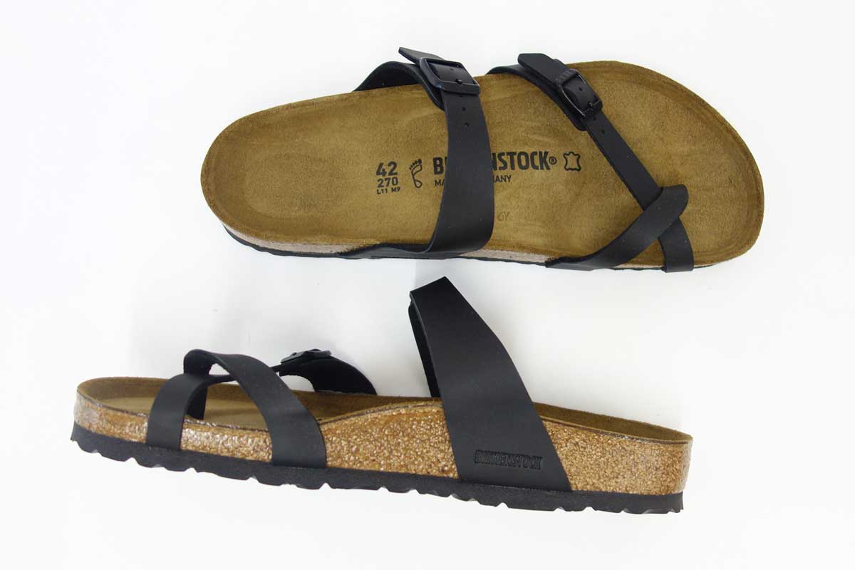 BIRKENSTOCK ビルケンシュトック MAYARI(マヤリ)ブラック 071791 (レギュラーフィット 幅広) ドイツ生まれの快適サンダル 「正規品」 「靴」