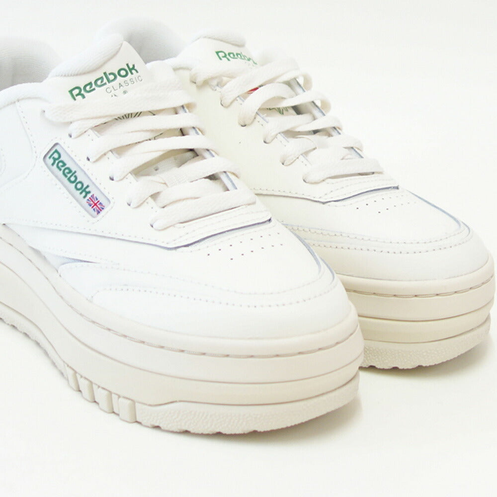ReebokリーボックCLUBCEXTRA100010060チョーク(レディース)厚底スニーカークラシックテニスシューズ「靴」