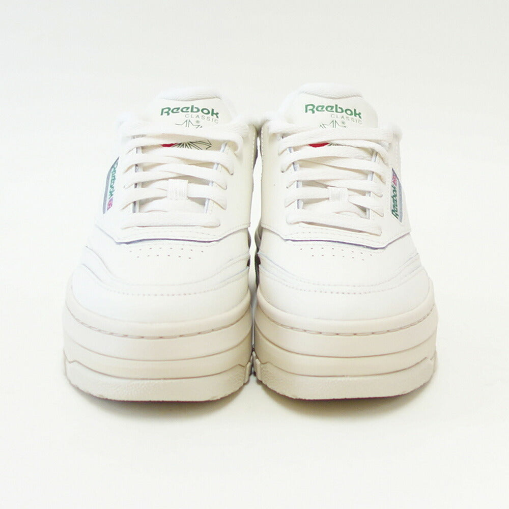 ReebokリーボックCLUBCEXTRA100010060チョーク(レディース)厚底スニーカークラシックテニスシューズ「靴」