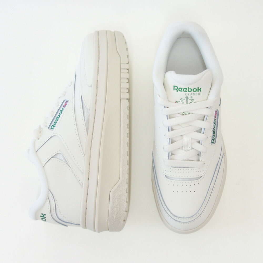 ReebokリーボックCLUBCEXTRA100010060チョーク(レディース)厚底スニーカークラシックテニスシューズ「靴」