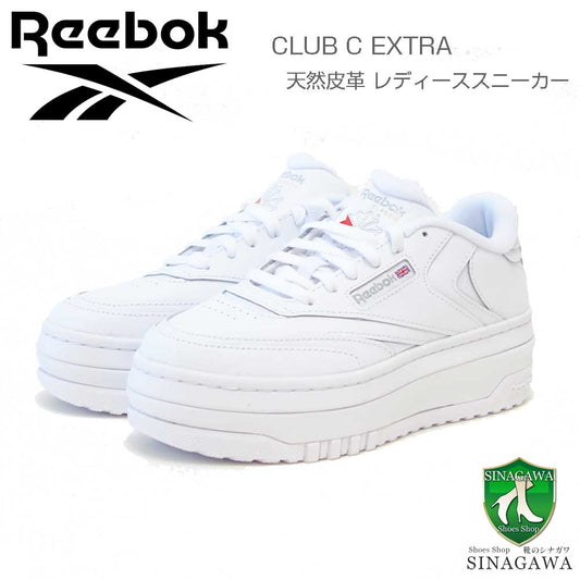 ReebokリーボックCLUBCEXTRA100033501フットウェアホワイト(レディース)厚底スニーカークラシックテニスシューズ「靴」