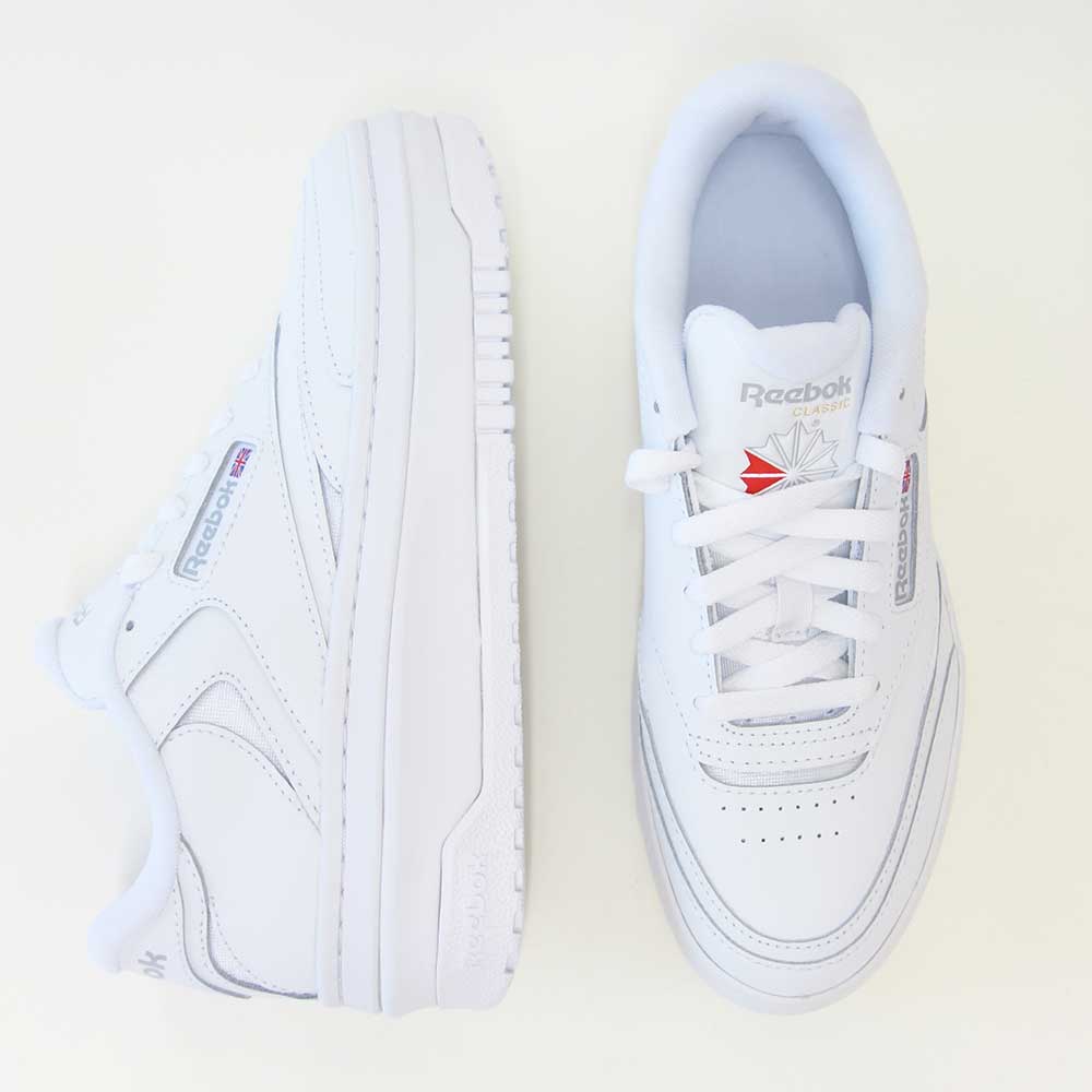 ReebokリーボックCLUBCEXTRA100033501フットウェアホワイト(レディース)厚底スニーカークラシックテニスシューズ「靴」