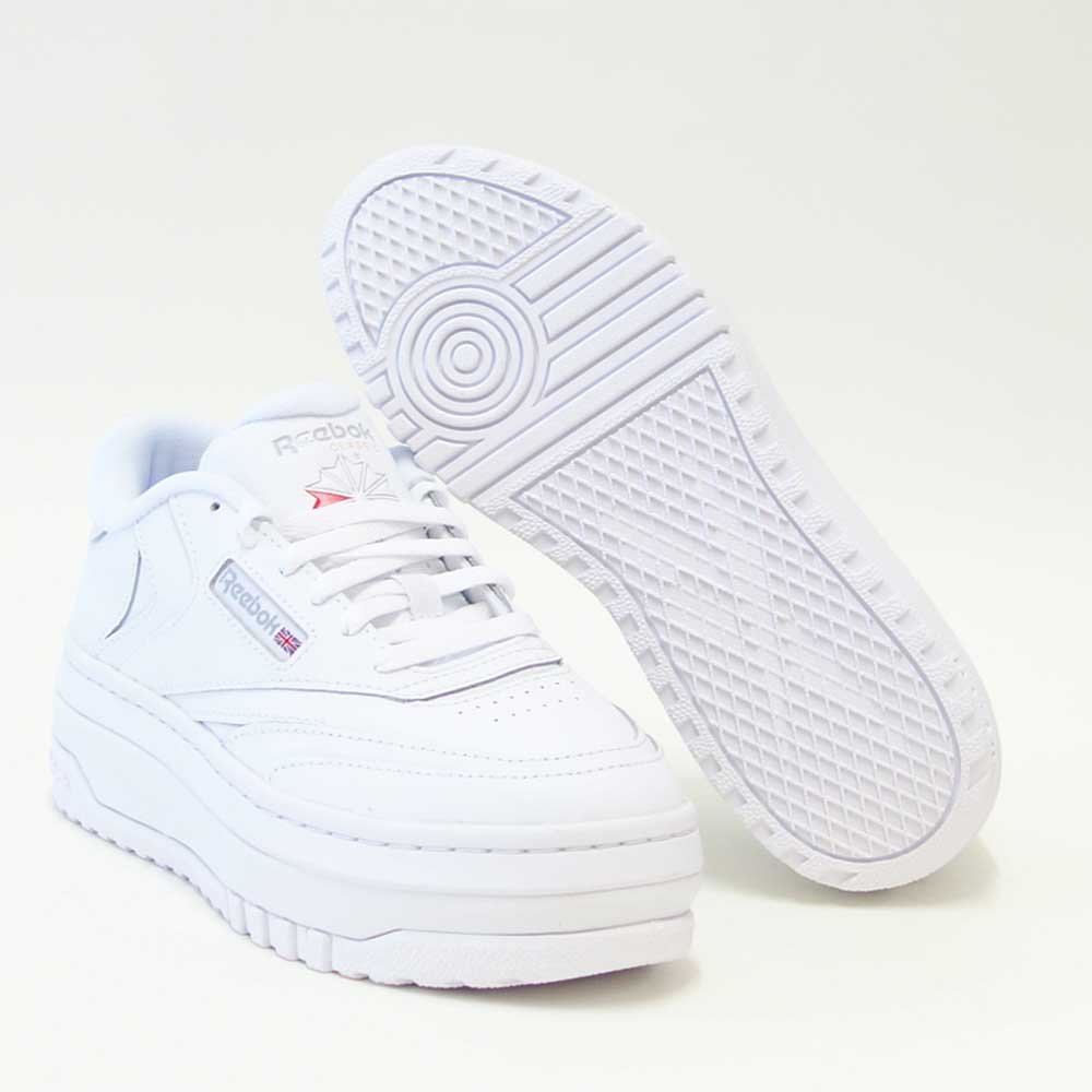 ReebokリーボックCLUBCEXTRA100033501フットウェアホワイト(レディース)厚底スニーカークラシックテニスシューズ「靴」