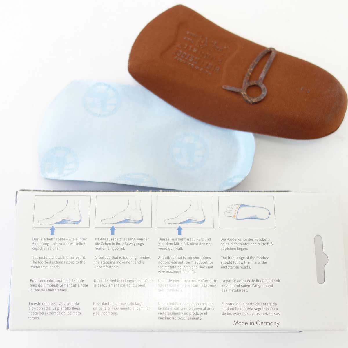 BIRKENSTOCK ビルケンシュトック インソール ブルーフットベッド スポーツ 1001172(幅広) コルク製フットベッド(ドイツ製)