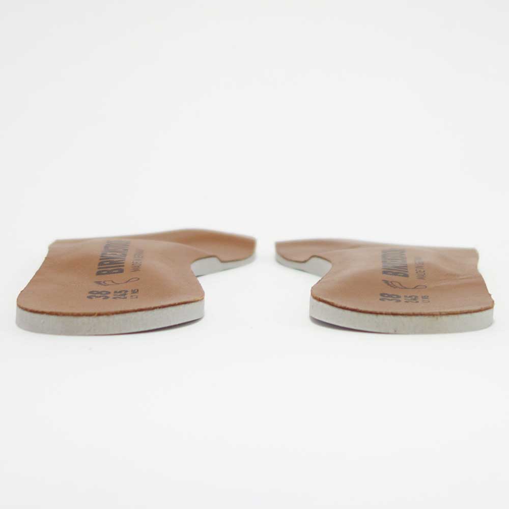 ビルケンシュトック BIRKENSTOCK インソール Leather Insole(レザーインソール) カラー:ブラウン 1001245(幅広)レザー&ラテックスフットベッド(ドイツ製)