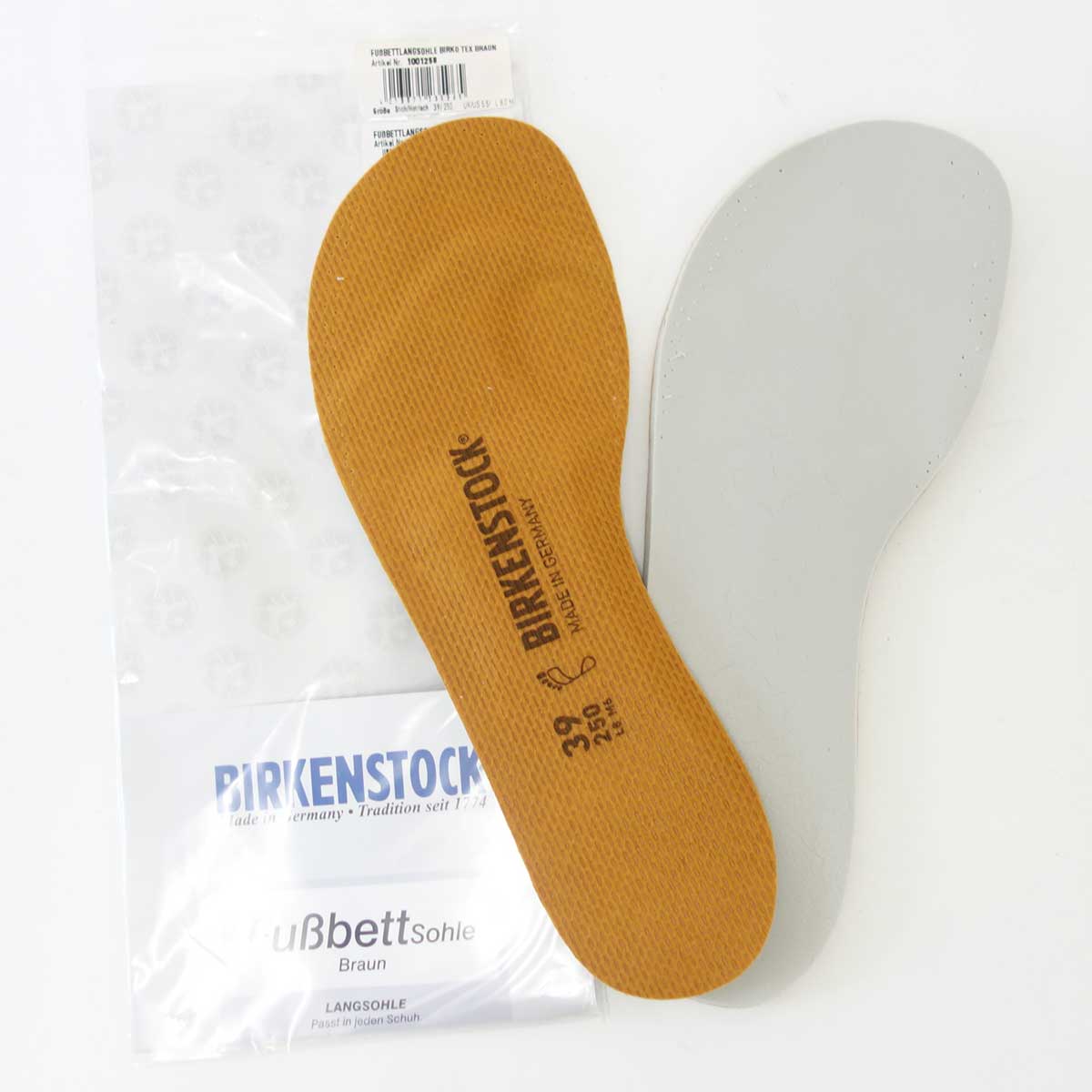 BIRKENSTOCK ビルケンシュトック インソール FOOTBED INSOLE BROWN 1001258 フットベッドインソール ブラウン 快適クッションインソール(ドイツ製) 「靴」