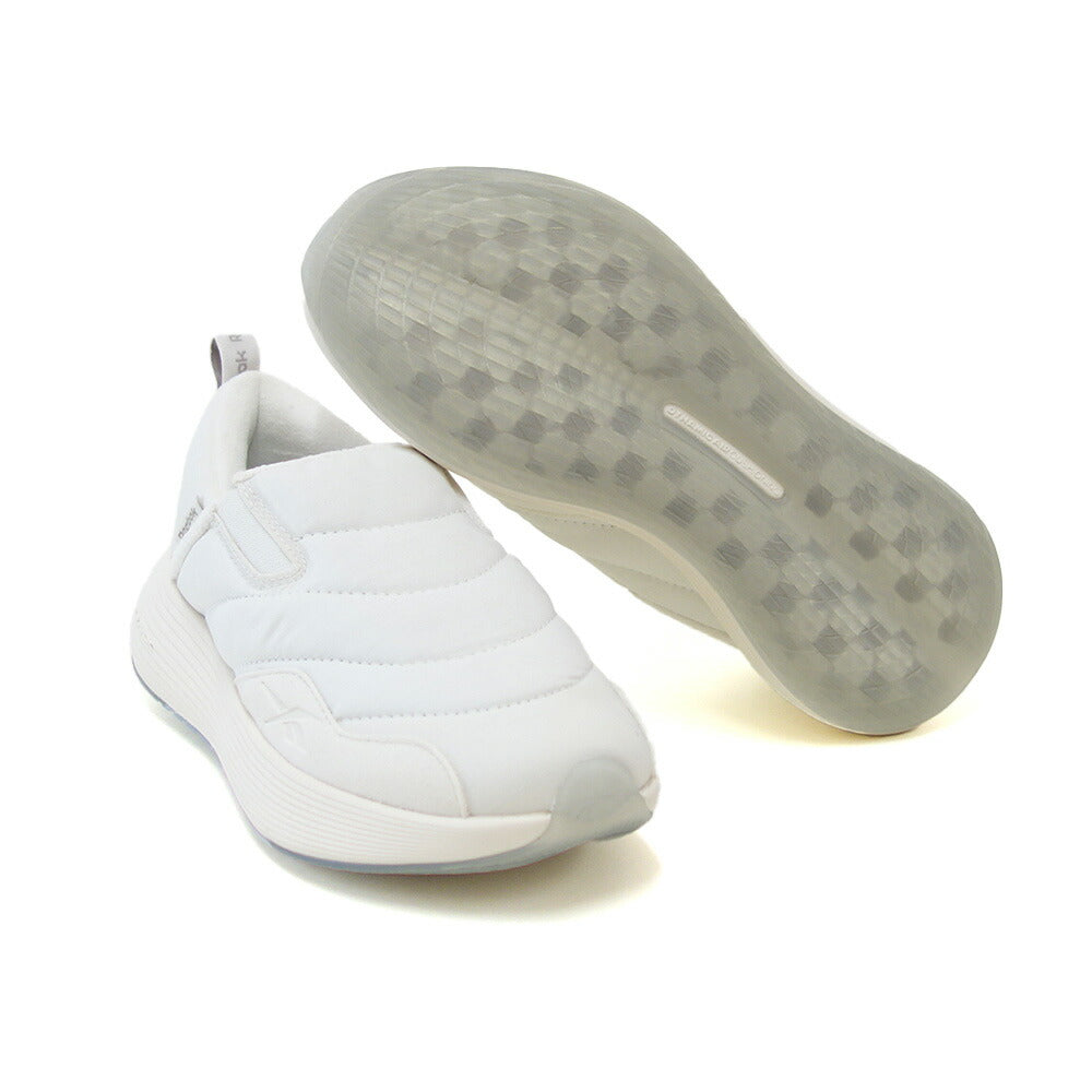 ReebokリーボックDMXCOMFORT+SLIPONWINTER10020816(レディース)コンフォートプラススリッポンウィンタースニーカー楽ちんシンプル白黒ホワイトブラック100208162100208163「靴」