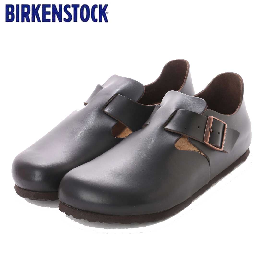 ビルケンシュトック BIRKENSTOCK LONDON(ロンドン)ユニセックス GS 1004304(スムースレザー/ダークブラウン) 「靴」