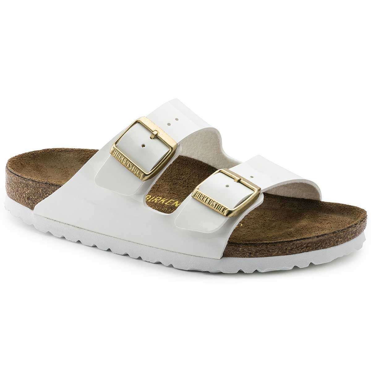 ビルケンシュトック BIRKENSTOCK ARIZONA(アリゾナ)<br>GC 1005294 ホワイトパテント(ビルコフロー)<BR>(レディース サンダル)「正規輸入品」ドイツ生まれの快適サンダル<br>「靴」