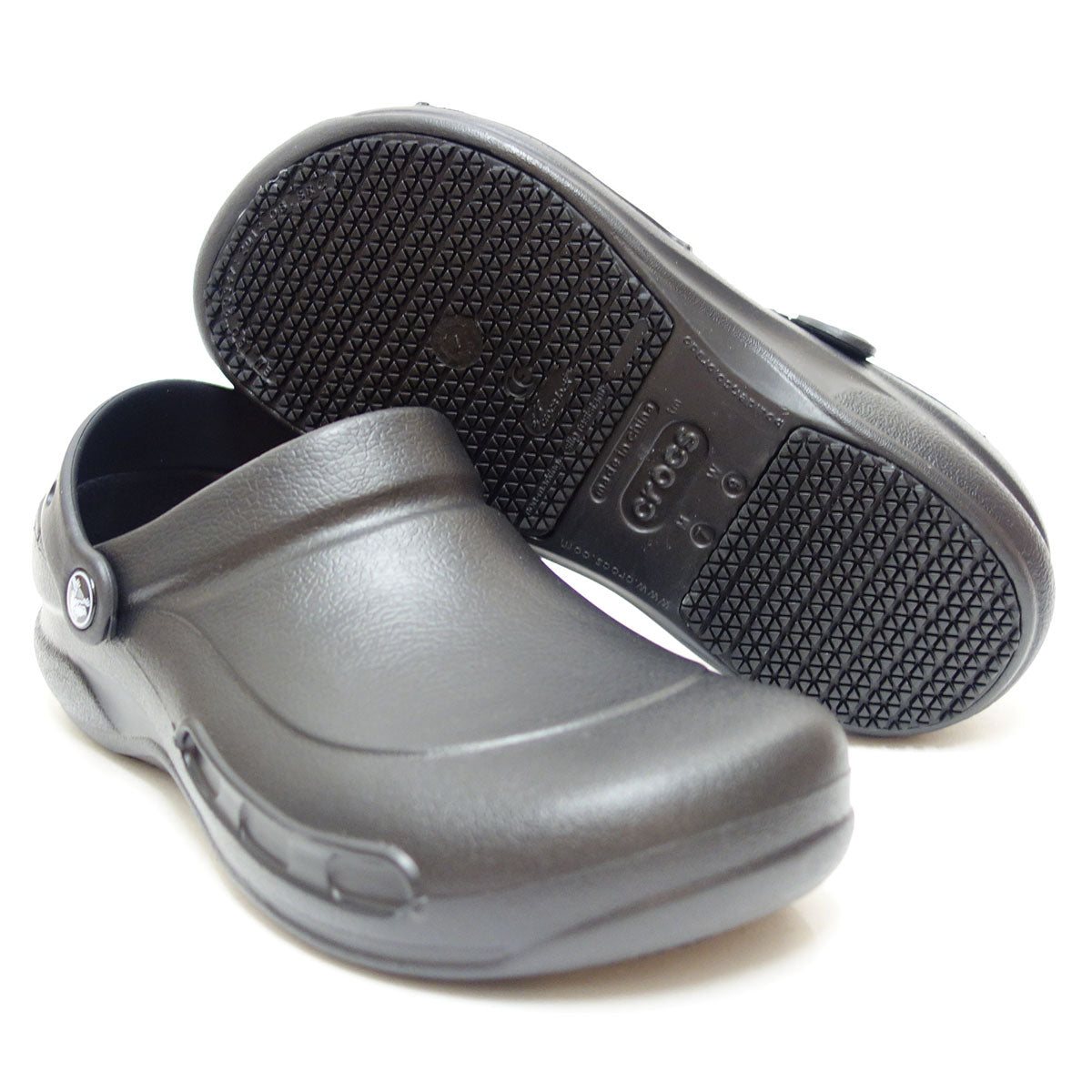 crocs クロックス bistro ビストロ 10075 ブラック(ユニセックス) 水・油にも滑りにくいソール搭載 「靴」10P08Feb15