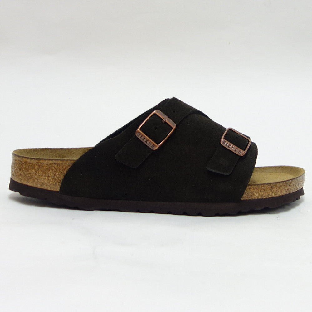 ビルケンシュトック BIRKENSTOCK Zurich Soft Footbed(チューリッヒ ソフトフットベッド) 1009531 モカ(スエードレザー) (レディース サンダル ナローフィット)「正規輸入品」 「靴」