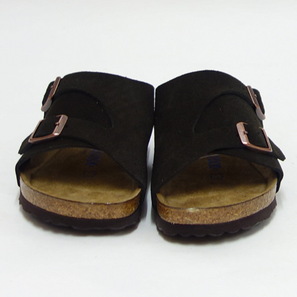 ビルケンシュトック BIRKENSTOCK Zurich Soft Footbed(チューリッヒ ソフトフットベッド) 1009531 モカ(スエードレザー) (レディース サンダル ナローフィット)「正規輸入品」 「靴」