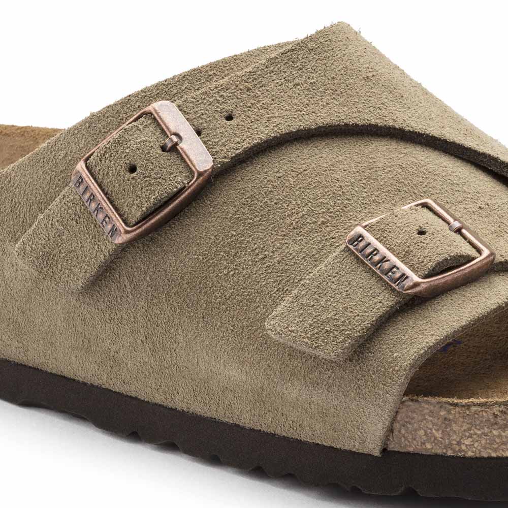 ビルケンシュトック BIRKENSTOCK Zurich Soft Footbed(チューリッヒ ソフトフットベッド)  1009532 トープ(スエードレザー) (ユニセックス サンダル レギュラーフィット)「正規輸入品」 「靴」
