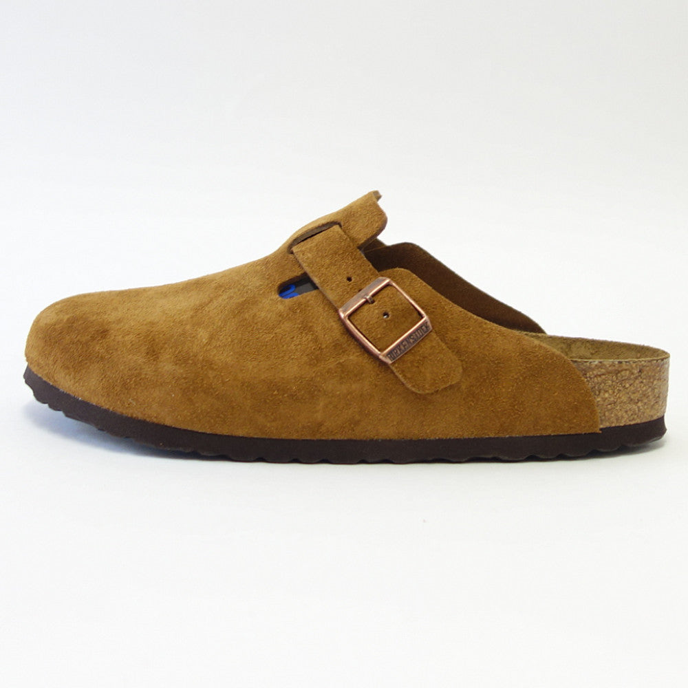 ビルケンシュトック BIRKENSTOCK Boston(ボストン)幅広(レギュラーフィット) 1009542(スエードレザー/ミンク)(ソフトクッション内蔵) サボ クロッグ ドイツ製快適サンダル 「靴」