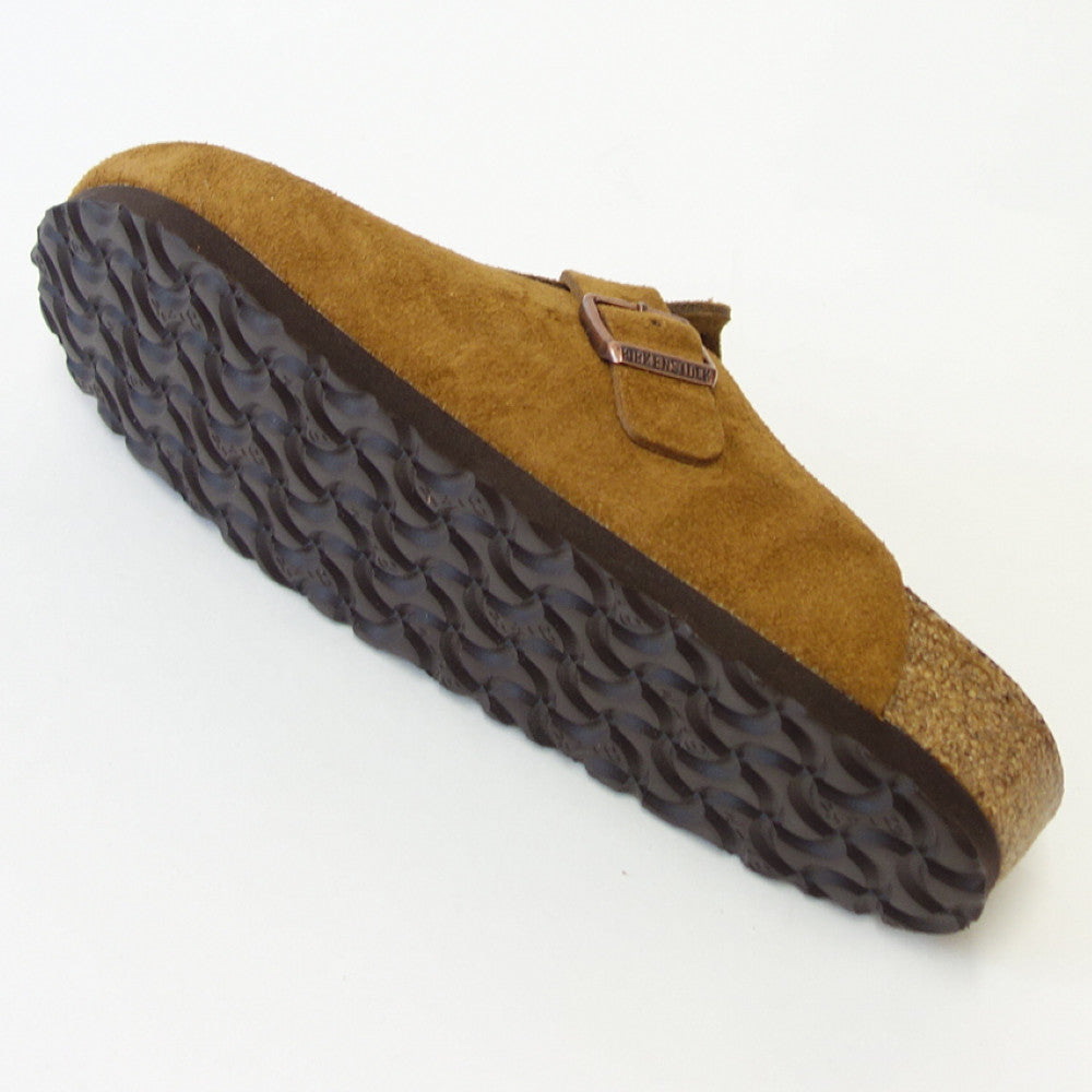 ビルケンシュトック BIRKENSTOCK Boston(ボストン)幅広(レギュラーフィット) 1009542(スエードレザー/ミンク)(ソフトクッション内蔵) サボ クロッグ ドイツ製快適サンダル 「靴」