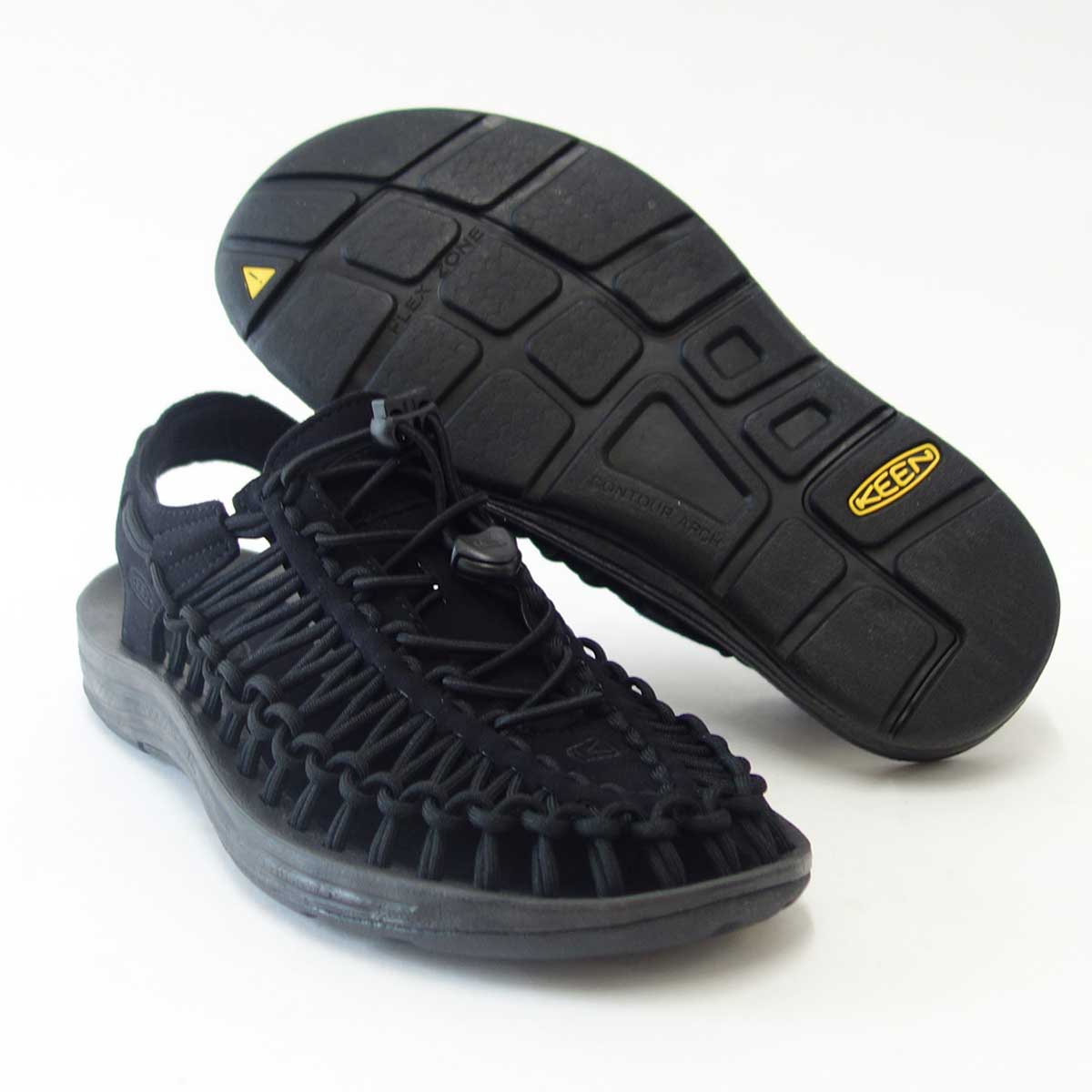 KEEN キーン UNEEK(ユニーク) 1014097(メンズ) キーン独自のハイブリッドサンダル カラー:Black/Black 「靴」
