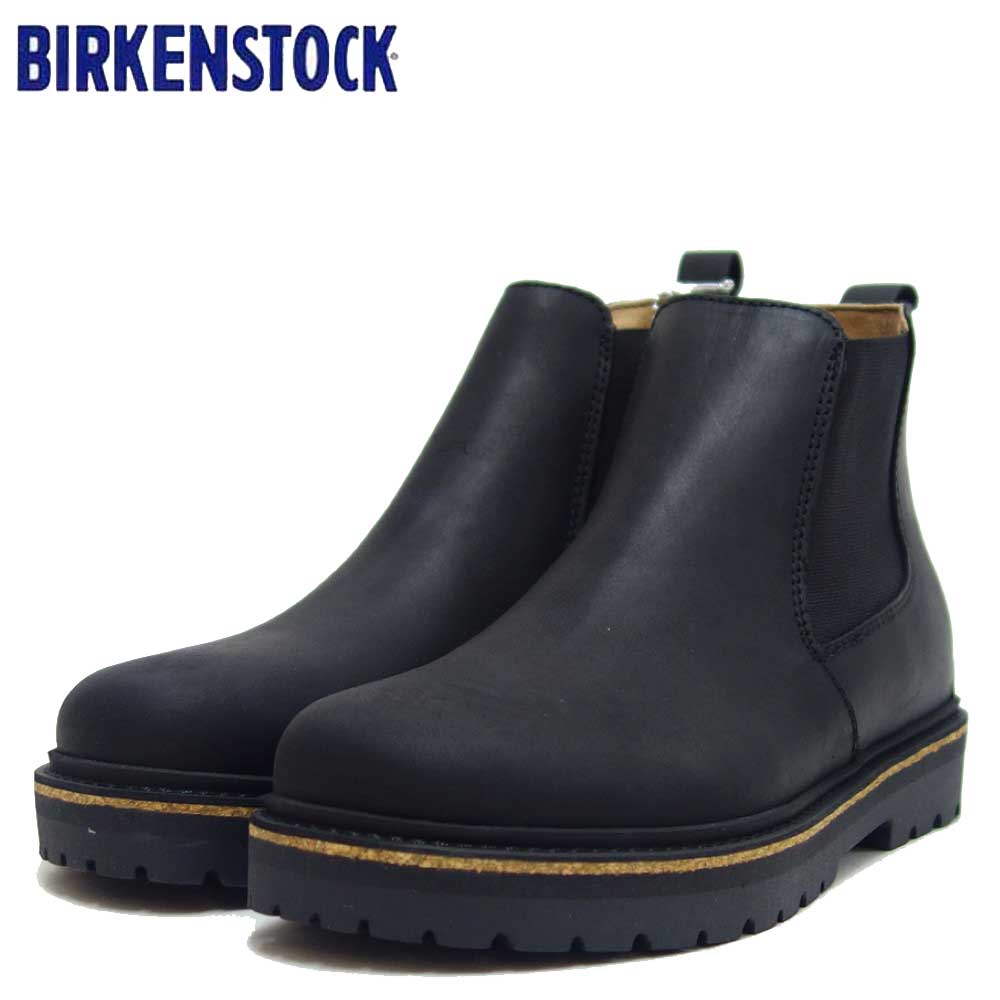 ビルケンシュトック BIRKENSTOCK STALON（スタロン）レディース 1017318（ヌバックレザー／ブラック） チェルシーブーツ –  靴のシナガワ