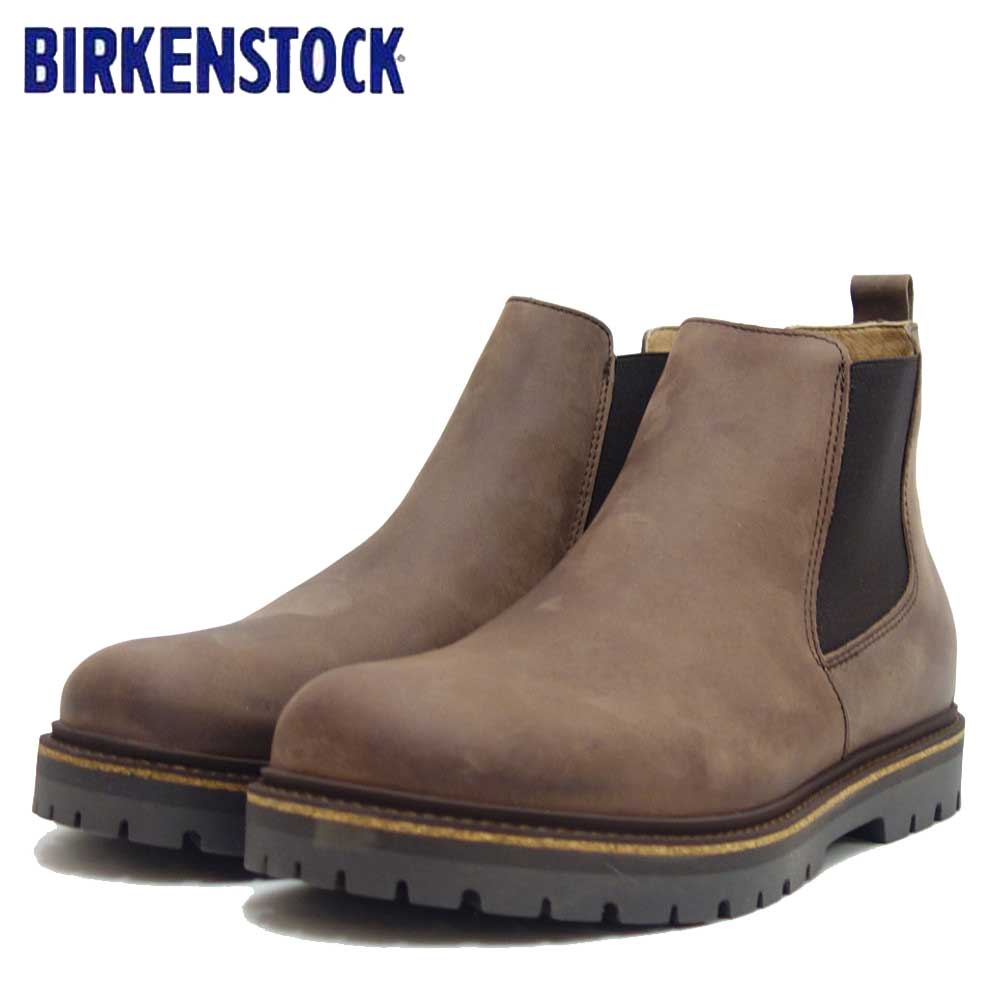 ビルケンシュトック BIRKENSTOCK STALON(スタロン)メンズ 1017321(ヌバックレザー/モカ) チェルシーブーツ アンクルブーツ 「靴」
