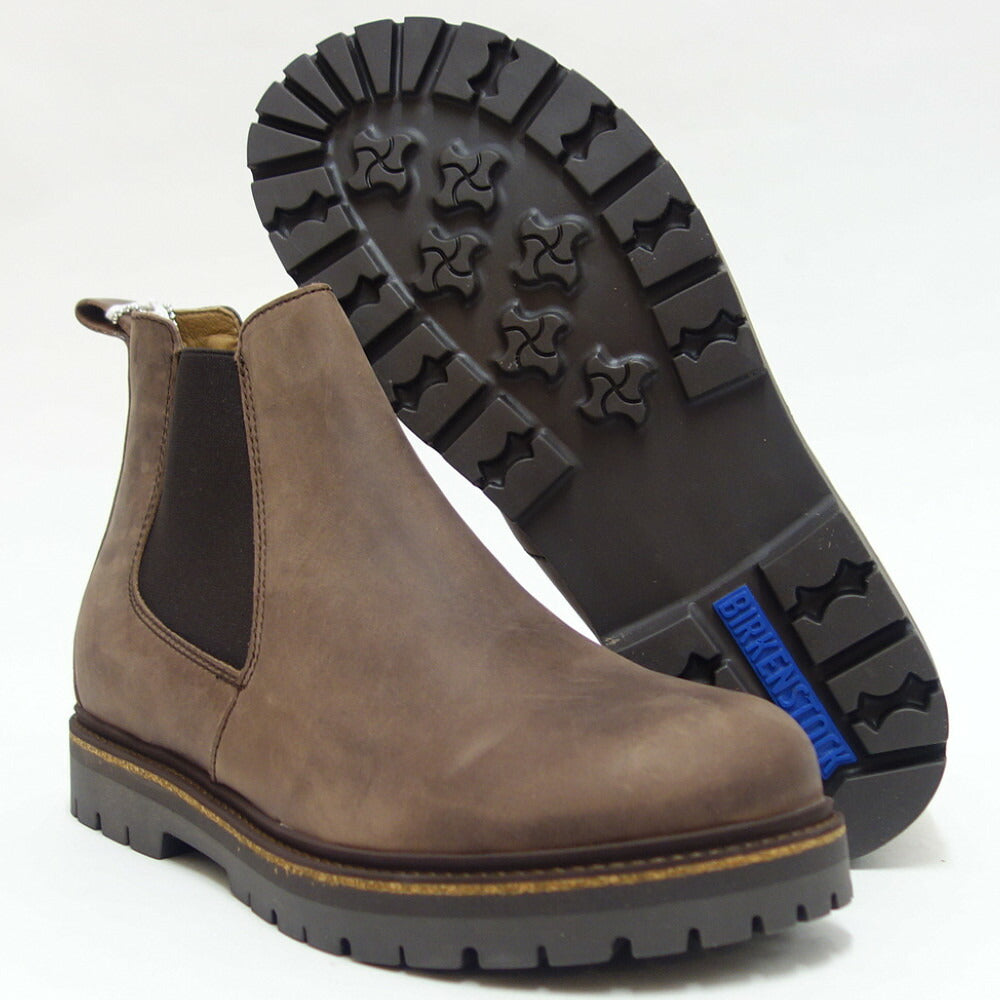 ビルケンシュトック BIRKENSTOCK STALON(スタロン)メンズ 1017321(ヌバックレザー/モカ) チェルシーブーツ アンクルブーツ 「靴」