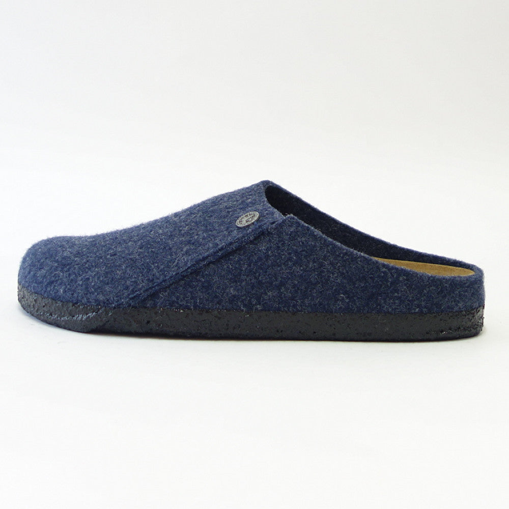 ビルケンシュトック BIRKENSTOCK Zermatt Rivet(ツェルマット)幅広(レギュラーフィット) 1017519(ウールフェルト/ダークブルー)メンズ イタリア製 室内履き「靴」