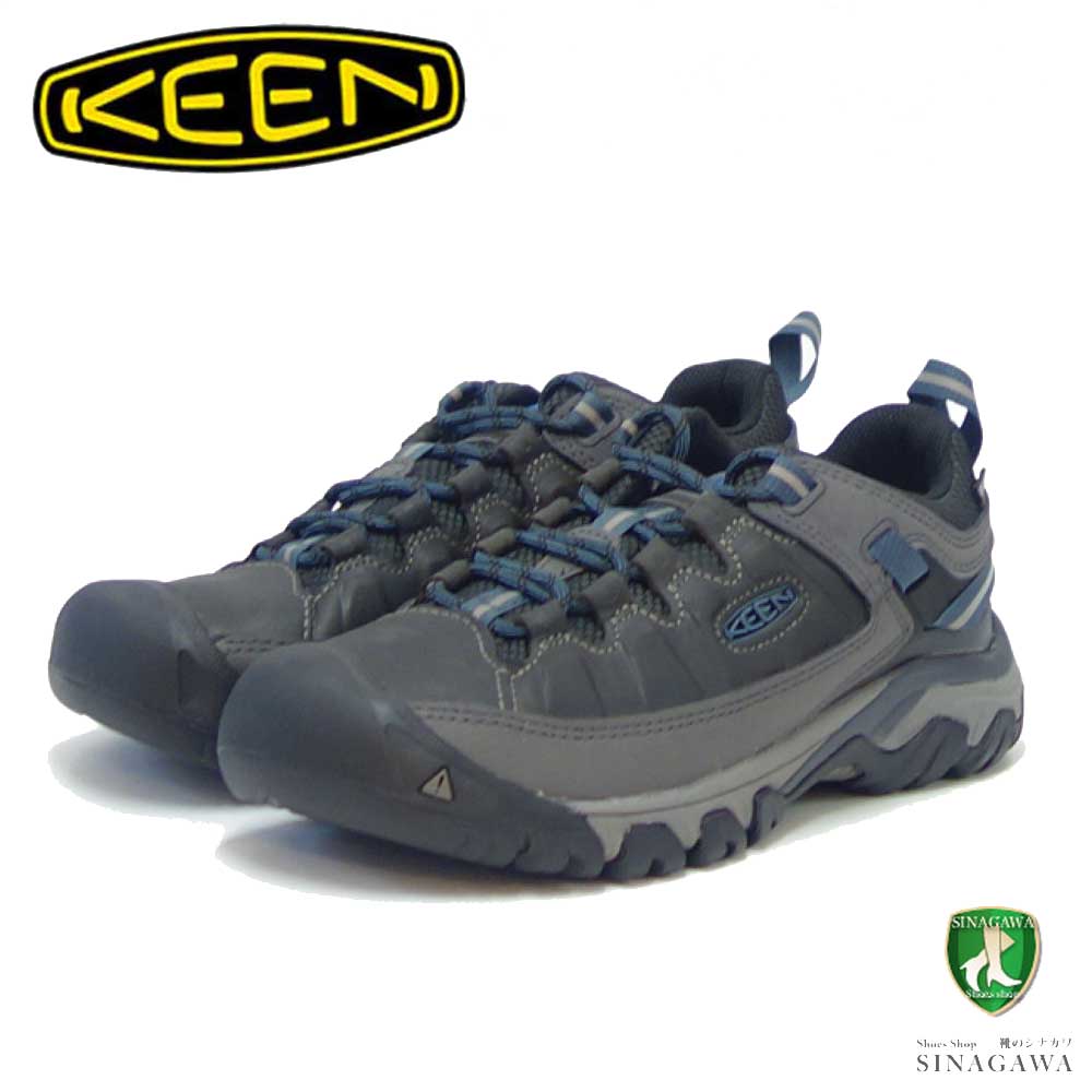 KEEN キーン TARGHEE 3 ターギー 3 1017785（メンズ）カラー：Steel Grey / Capt アウトドア ウォータープルーフ  スニーカー ウォーキング トレッキング「靴」