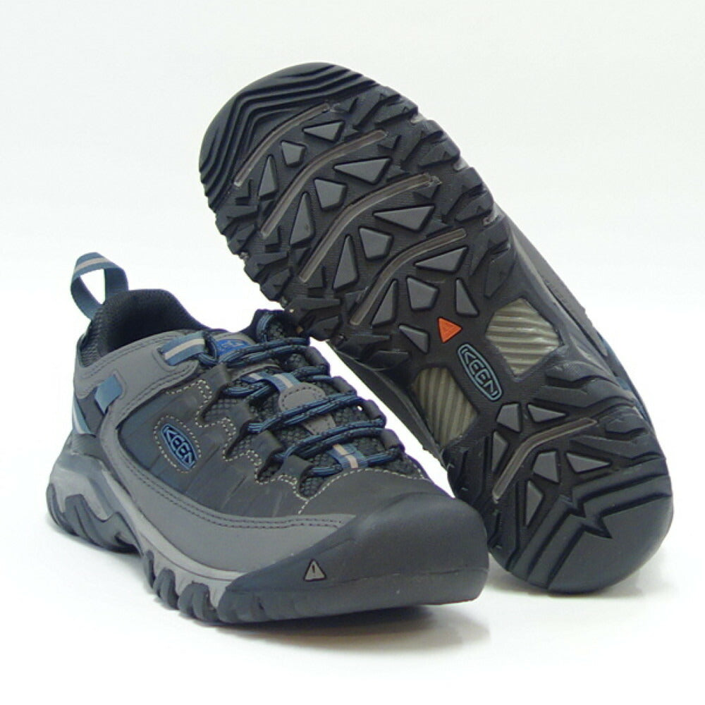 KEEN キーン TARGHEE 3 ターギー 3 1017785(メンズ)カラー:Steel Grey / Capt アウトドア ウォータープルーフ スニーカー ウォーキング トレッキング「靴」