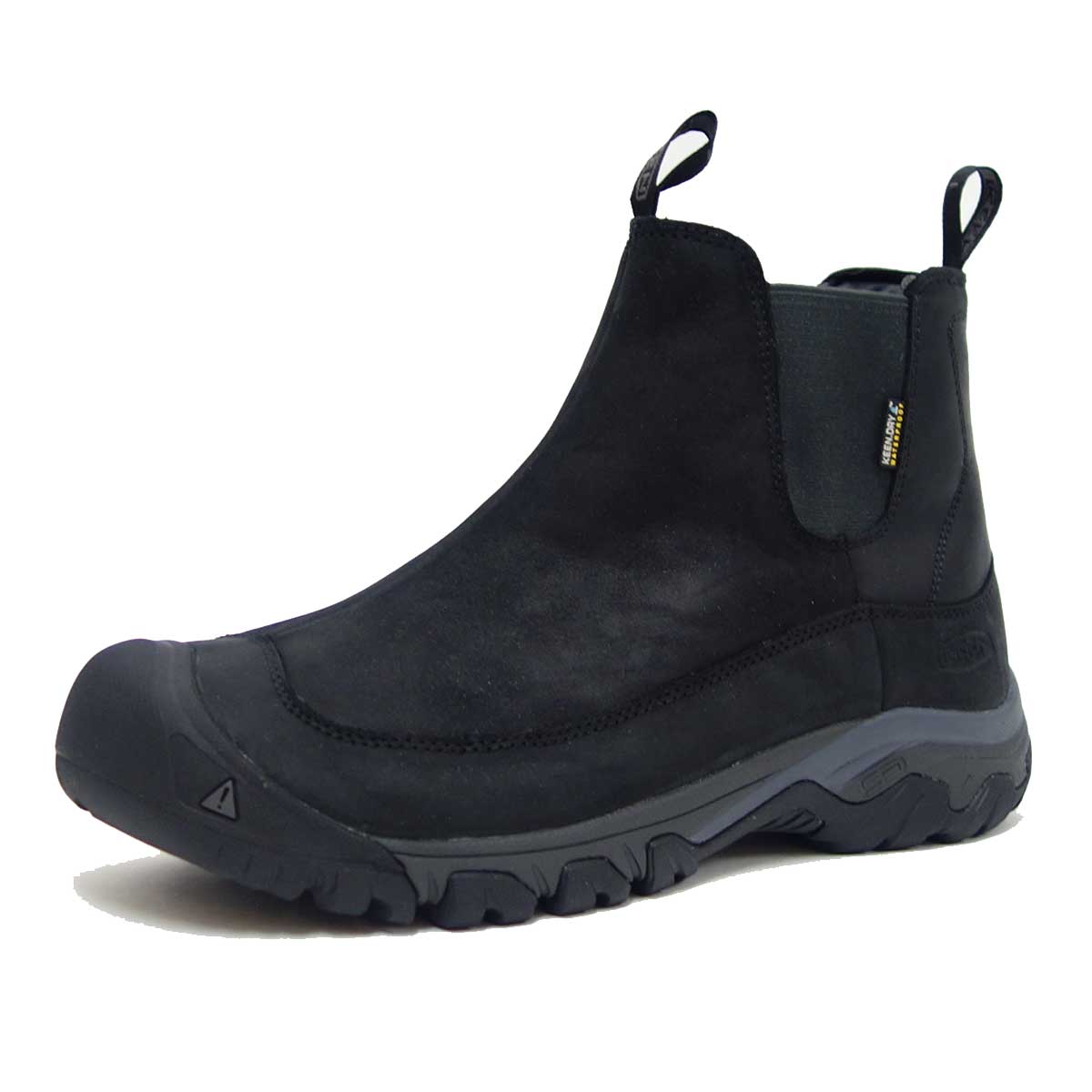 キーン KEEN アンカレッジ ブーツ スリー ウォータープルーフ 1017789 ブラック(メンズ) サイドゴアブーツ ワークブーツ 「靴」